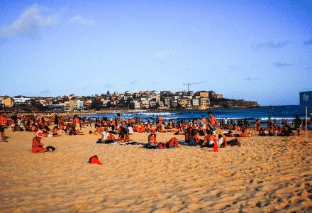 people relaxing at bondi beach1