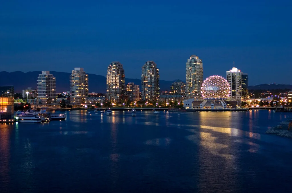 Vancouver by night