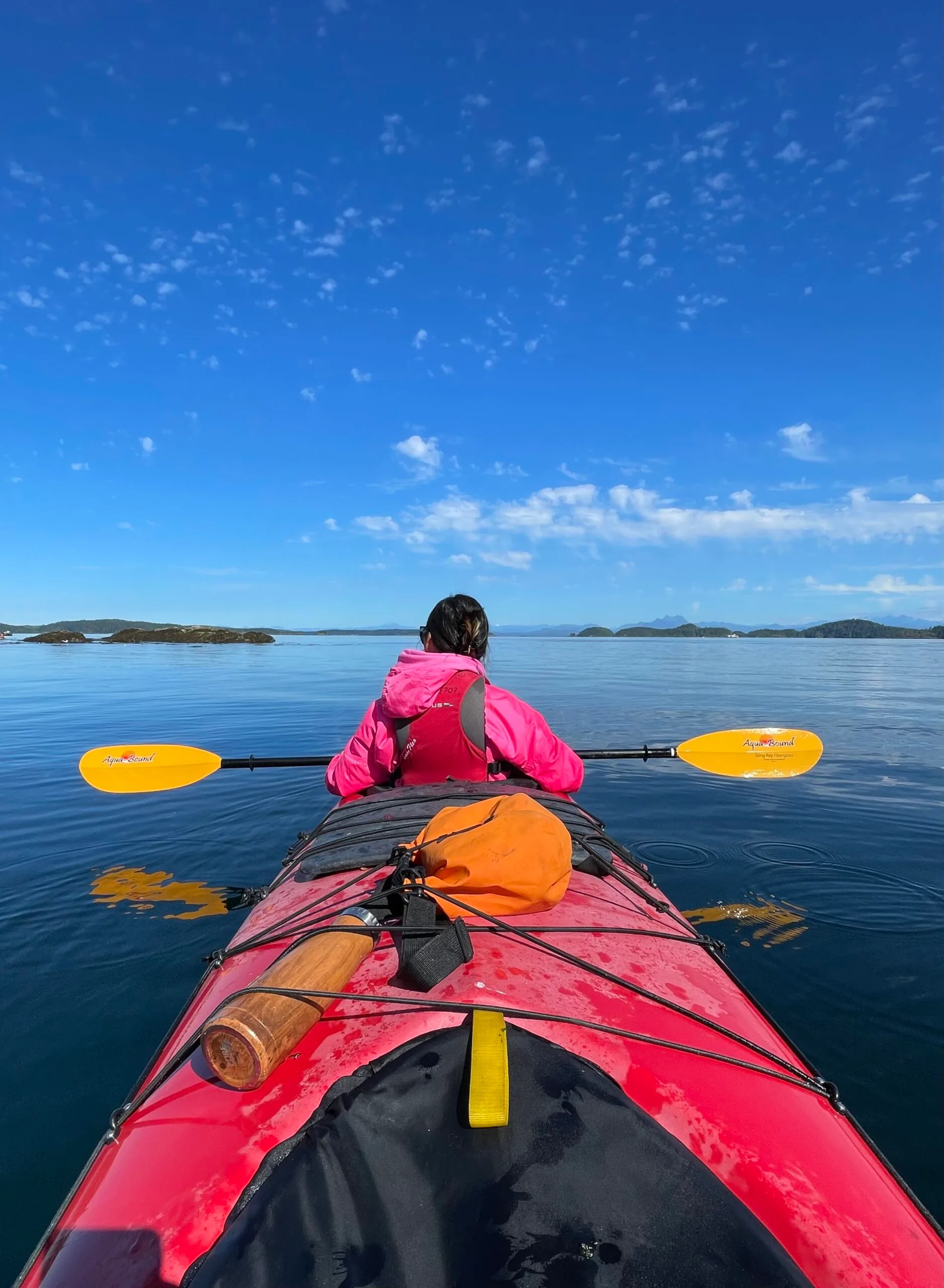 Claire verblijft met een werkvisum in Canada